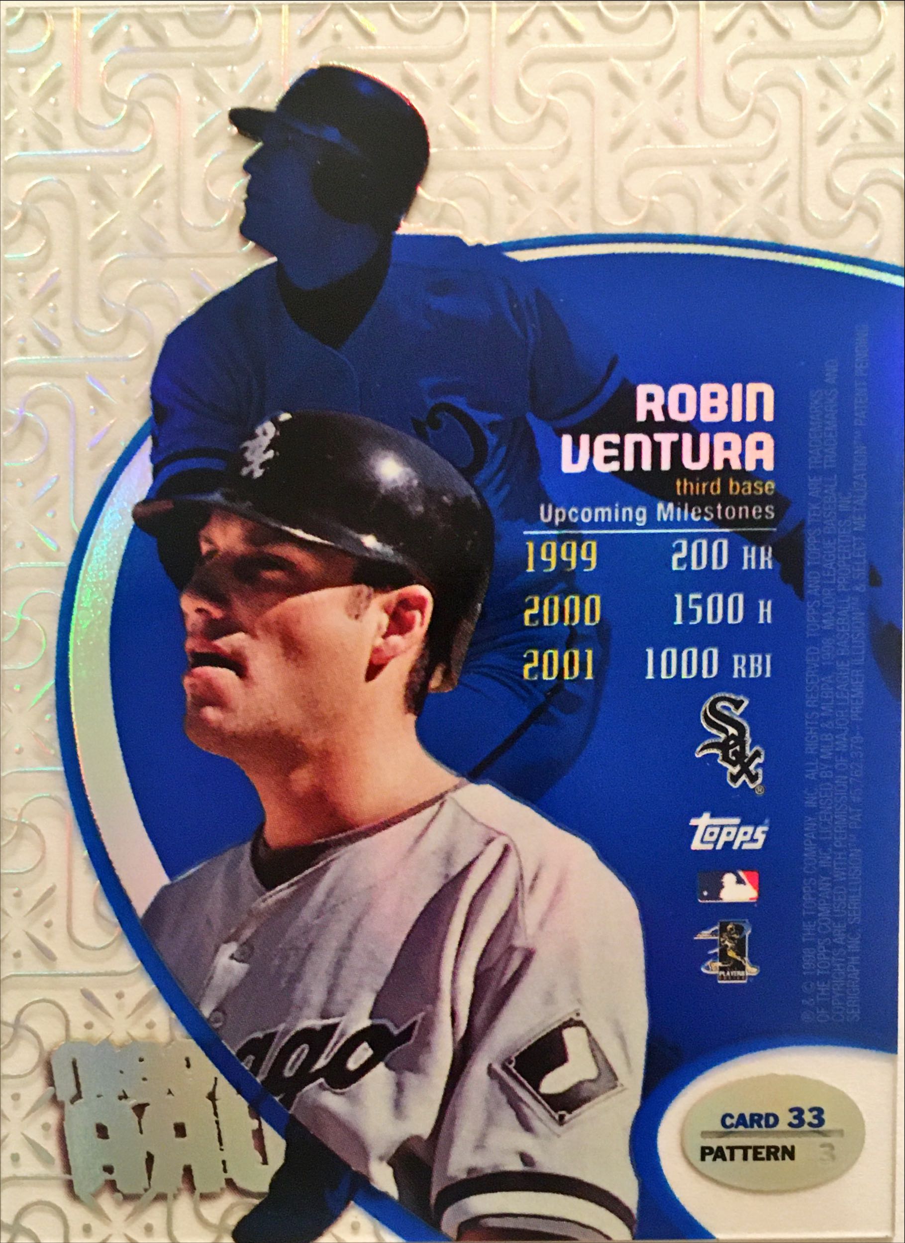 1998 Topps Tek Pattern  3 33 back image