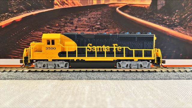 Santa Fe 3500 EMD GP40 Diesel Locomotive