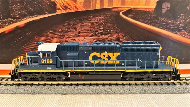 CSX 8189 EMD SD40-2 Diesel Locomotive